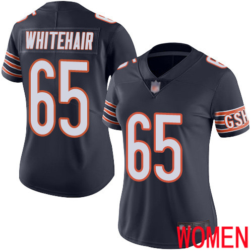 Chicago Bears Limited Navy Blue Women Cody Whitehair Home Jersey NFL Football #65 Vapor Untouchable